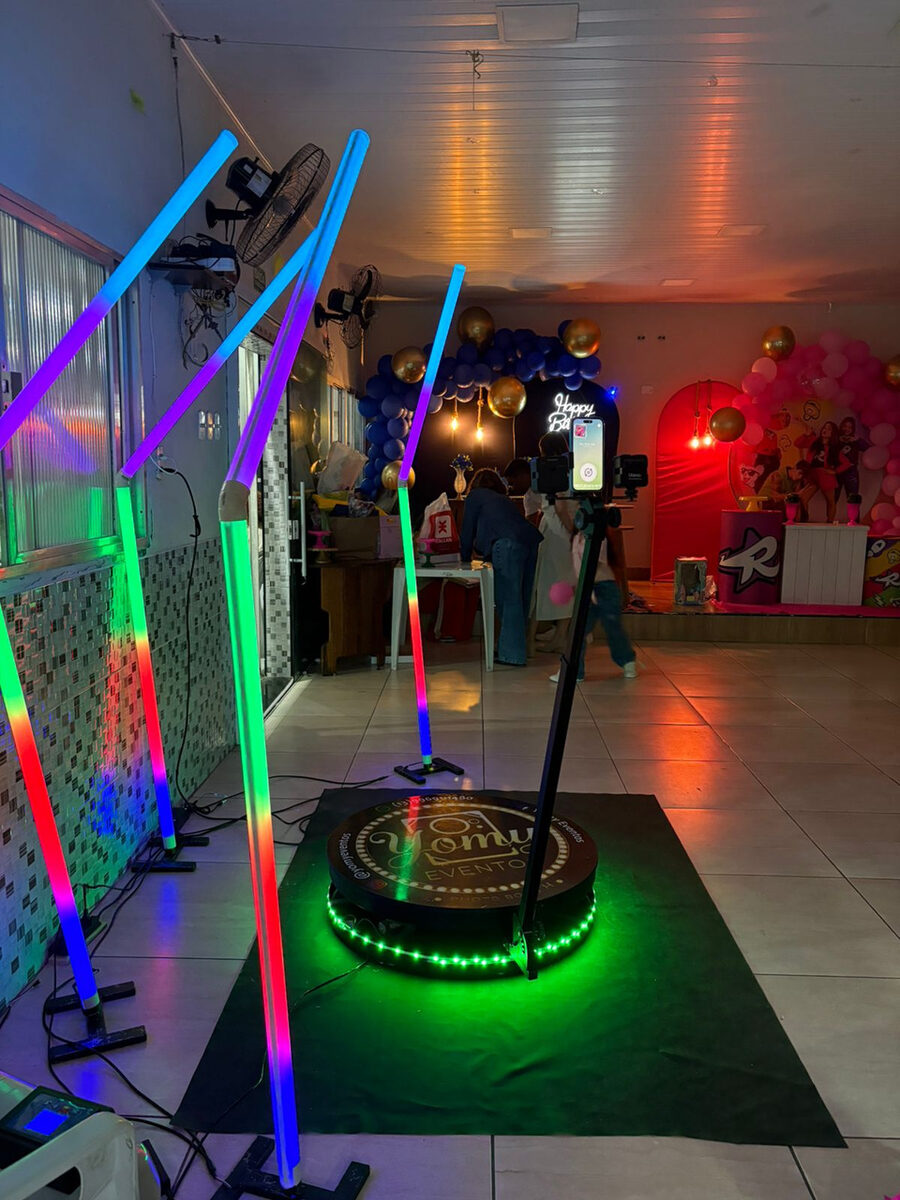 Detalhe da Plataforma 360 em funcionamento